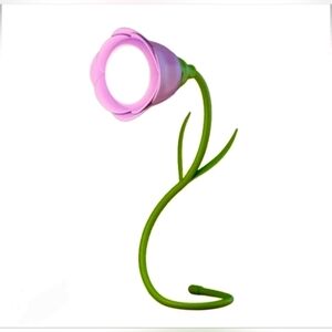 Purple Flower-Shaped LED Desk Lamp BNIB